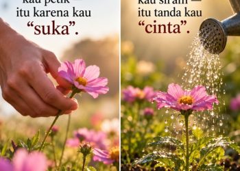 Ketika Menyukai Berarti Memetik, Ketika Mencintai Berarti Menyiram