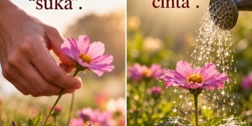 Ketika Menyukai Berarti Memetik, Ketika Mencintai Berarti Menyiram